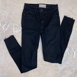 Free People Black Skinny Jeans